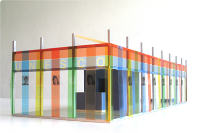 Messestand, Pavillion UNESCO, Wettbewerbsbeitrag 2005, form-al